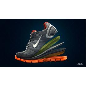 Nike lunarglide running shoe high res